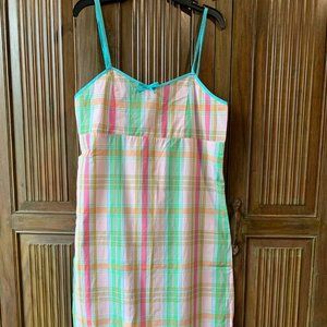 NWT Tommy Hilfiger Women's Plaid Pajamas Sleepwear Shirt Dress - Size Small